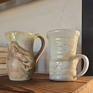 Source Unknown Ceramic Mugs - Earthy Tones